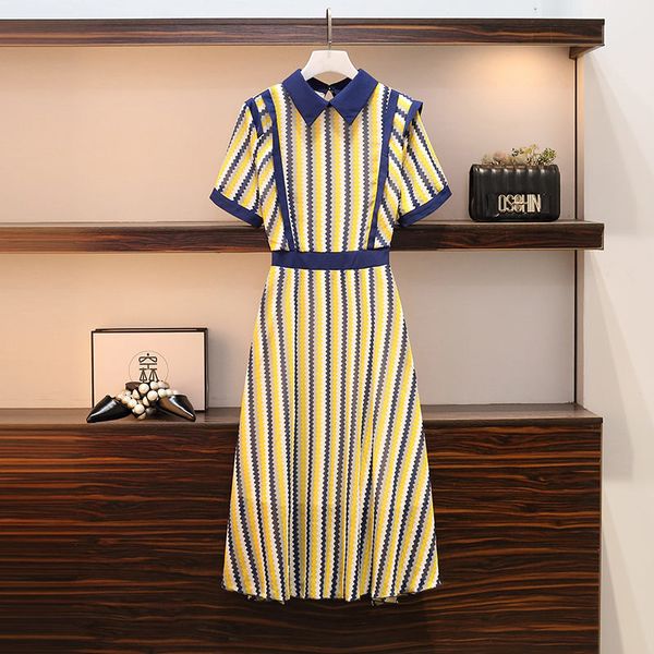 dress plus size stripe women's clothes summer fashion short sleeve loose temper thin work dressed in k822 7u23, Black;gray
dress plus size stripe women's clothes summer fashion short sleeve loose temper thin work dressed in k822 7u23, Black;gray