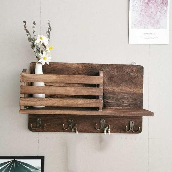 hooks & rails wooden wall rack vintage key backpack storage at the door rear hook shelf organizer sponge holder
hooks & rails wooden wall rack vintage key backpack storage at the door rear hook shelf organizer sponge holder