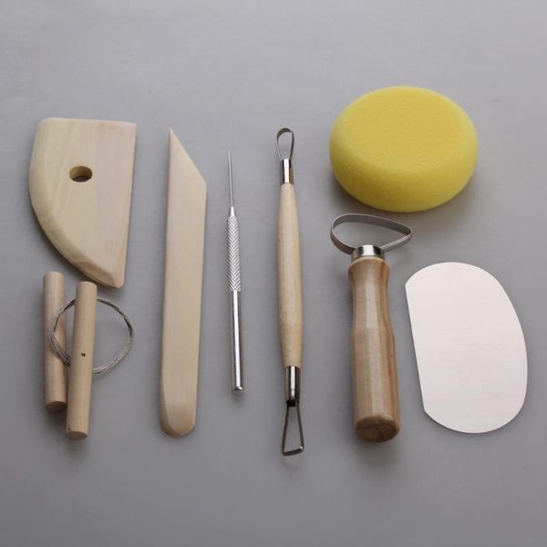 professional hand tool sets 8 piece set clay ceramics molding tools wood knife stainless steel sponge pottery practical wax carving
professional hand tool sets 8 piece set clay ceramics molding tools wood knife stainless steel sponge pottery practical wax carving