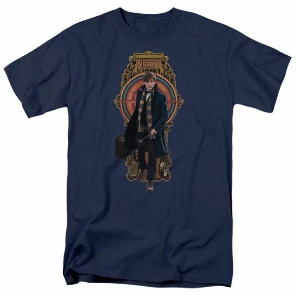 fantastic beasts newt scamander t shirt mens licensed fantasy movie tee navy, White;black
fantastic beasts newt scamander t shirt mens licensed fantasy movie tee navy, White;black