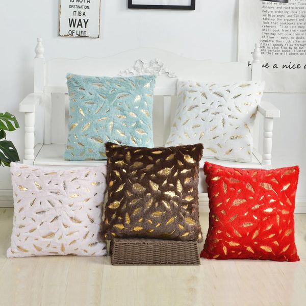 cushion/decorative pillow 45*45cm soft fur feather cover throw cushion gold stamping pillowcase plush seat sofa bed decor home
cushion/decorative pillow 45*45cm soft fur feather cover throw cushion gold stamping pillowcase plush seat sofa bed decor home