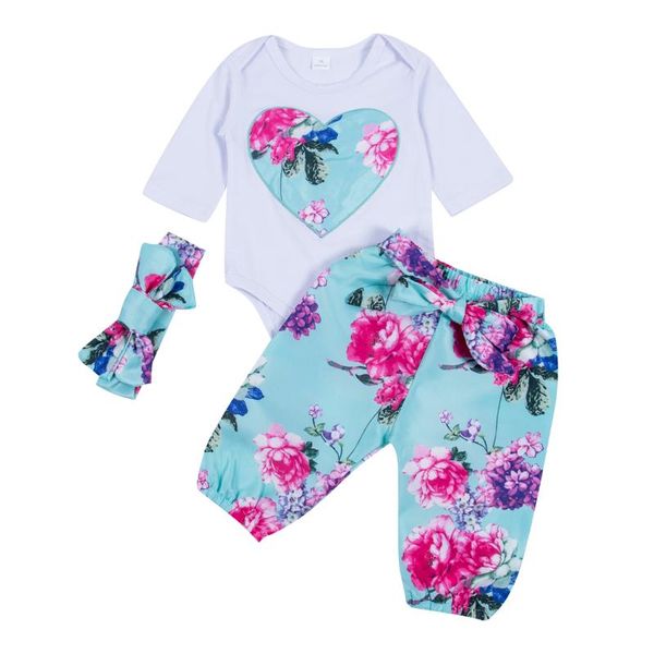 clothing sets born baby girl clothes summer cotton floral long sleeve romper+ bow pants+headband outfits 3pcs 0-24m, White
clothing sets born baby girl clothes summer cotton floral long sleeve romper+ bow pants+headband outfits 3pcs 0-24m, White