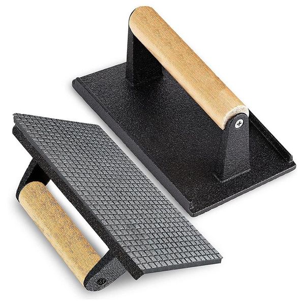 tools & accessories -cast iron grill press, pre-seasoned burger press and steak weight with cool-bbq for griddle, outdoor
tools & accessories -cast iron grill press, pre-seasoned burger press and steak weight with cool-bbq for griddle, outdoor