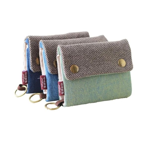 goro three-fold denim canvas card key case women wallets fashion holder classic purse hasp wallet, Red;black
goro three-fold denim canvas card key case women wallets fashion holder classic purse hasp wallet, Red;black
