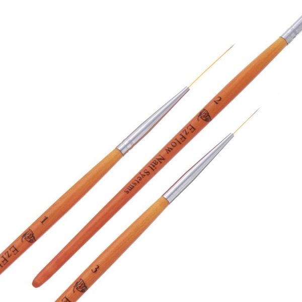 15/20/25mm 3pcs nail art liner brush ultra fine wooden handle french stripe flower painting drawing pen manicure tool brushes, Yellow
15/20/25mm 3pcs nail art liner brush ultra fine wooden handle french stripe flower painting drawing pen manicure tool brushes, Yellow