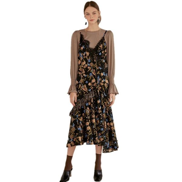 casual dresses boho women dress 2021 summer v neck lace patchwork floral print spaghetti strap loose long holiday beach slip, Black;gray
casual dresses boho women dress 2021 summer v neck lace patchwork floral print spaghetti strap loose long holiday beach slip, Black;gray