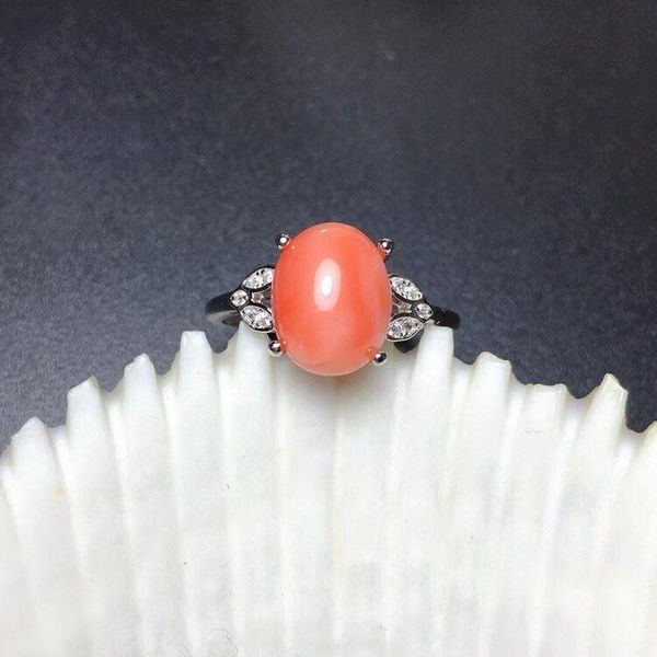 meibapj the spirit of sea precious natural pink coral gemstone ring for women real 925 sterling silver fine wedding jewelry cluster rings, Golden;silver
meibapj the spirit of sea precious natural pink coral gemstone ring for women real 925 sterling silver fine wedding jewelry cluster rings, Golden;silver