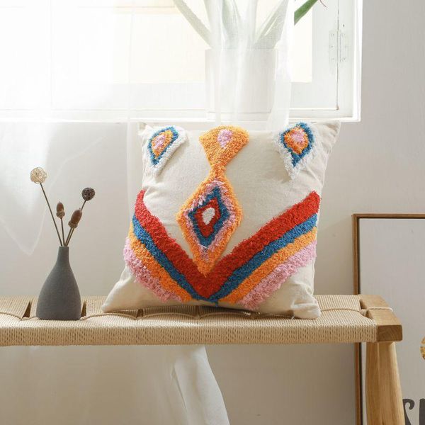 cushion/decorative pillow 45x 45cm boho style cushion cover with tassel moroccan tuft handmade home sofa room decor
cushion/decorative pillow 45x 45cm boho style cushion cover with tassel moroccan tuft handmade home sofa room decor