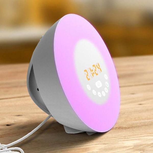other clocks & accessories 7 colors sunrise alarm clock wake-up light led fm radio bedside night lamp for kids adults home bedr
other clocks & accessories 7 colors sunrise alarm clock wake-up light led fm radio bedside night lamp for kids adults home bedr