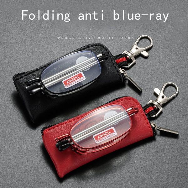 sunglasses anti-blue light for men and women fashion foldable reading glasses portable case can shrink legs, White;black
sunglasses anti-blue light for men and women fashion foldable reading glasses portable case can shrink legs, White;black