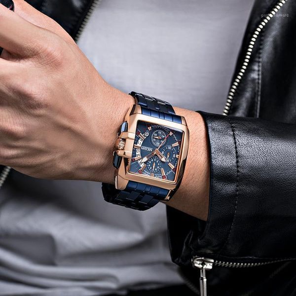 brand original chronograph quartz men watch stainless-steel business wrist male clock relogio masculino wristwatches, Slivery;brown
brand original chronograph quartz men watch stainless-steel business wrist male clock relogio masculino wristwatches, Slivery;brown