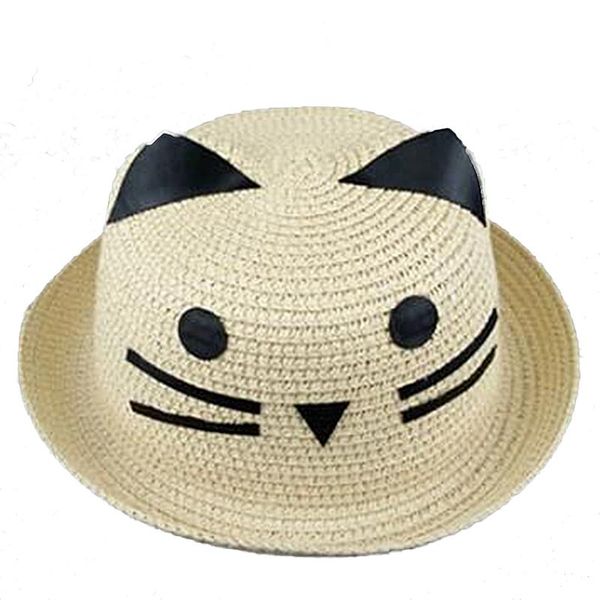 wide brim hats cute child girls straw hat cat ears sun kids large beach summer boater ribbon round flat fedora 54cm, Blue;gray
wide brim hats cute child girls straw hat cat ears sun kids large beach summer boater ribbon round flat fedora 54cm, Blue;gray