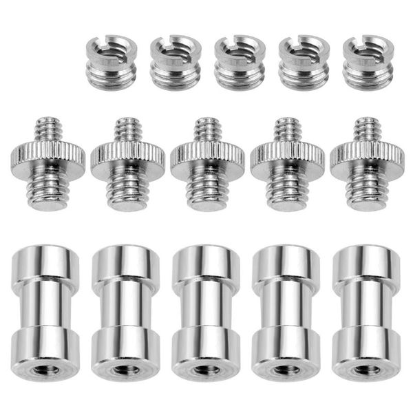 bgning 1/4" 3/8" b/e screw professional internal external 1/4-1/4 1/4-3/8 nut cold shoe mounting sets for dslr flash pography ligh
bgning 1/4" 3/8" b/e screw professional internal external 1/4-1/4 1/4-3/8 nut cold shoe mounting sets for dslr flash pography ligh