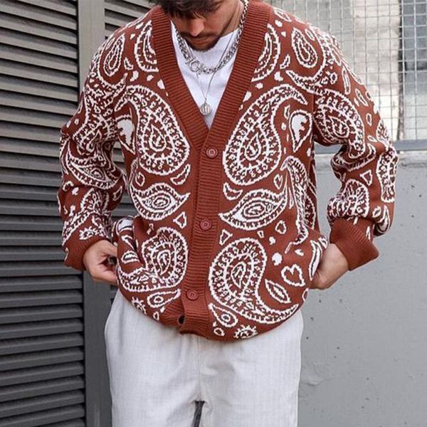 men's sweaters men vintage cardigan oversized sweater harajuku retro printing v neck long sleeve coat streetwear loose knitwear, White;black
men's sweaters men vintage cardigan oversized sweater harajuku retro printing v neck long sleeve coat streetwear loose knitwear, White;black