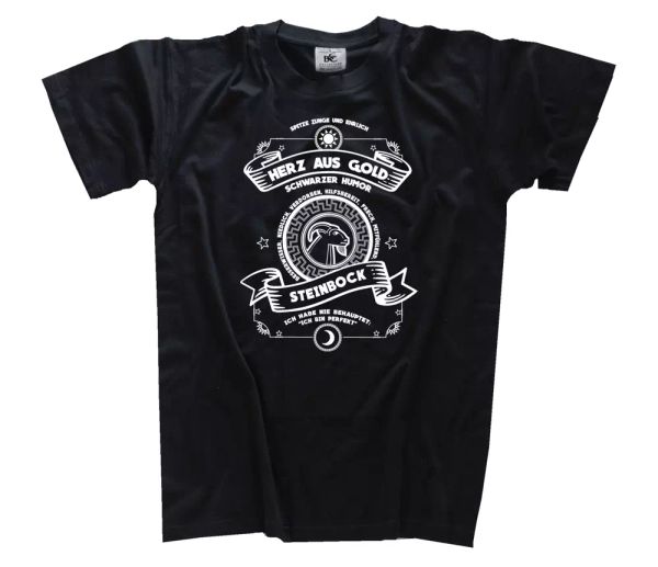 heart of gold zodiac capricorn horoscope birthday t-shirt s-xxxl new, White;black
heart of gold zodiac capricorn horoscope birthday t-shirt s-xxxl new, White;black