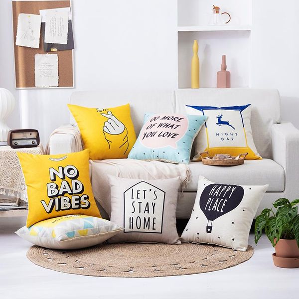 pillow case printing linen color strip pillowcase cotton and hugging sofa cushion cover 45x45cm 
pillow case printing linen color strip pillowcase cotton and hugging sofa cushion cover 45x45cm