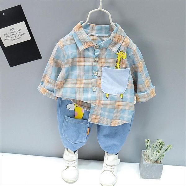 autumn spring baby boy fashion cartoon clothing set kid suits plaid shirt pants 2pcs children clothes 1 2 3 4, White
autumn spring baby boy fashion cartoon clothing set kid suits plaid shirt pants 2pcs children clothes 1 2 3 4, White