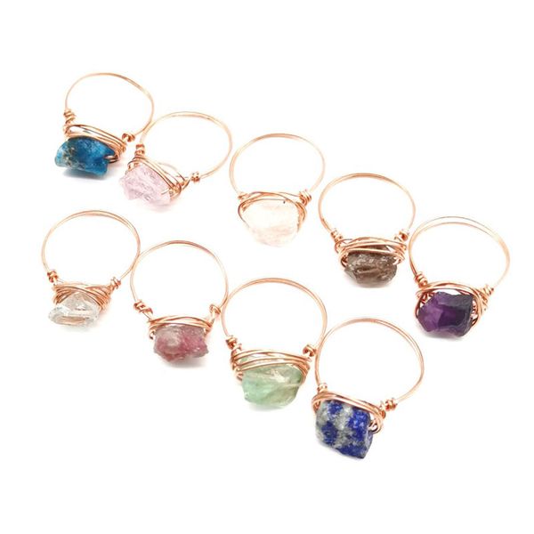 irregular natural energy crystal stone gold plated handmade rings for women girl fashion party club decor jewelry, Golden;silver
irregular natural energy crystal stone gold plated handmade rings for women girl fashion party club decor jewelry, Golden;silver