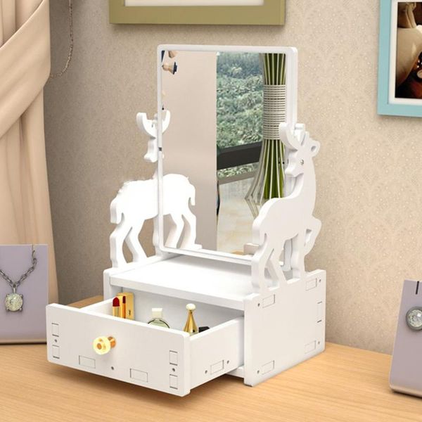mirrors makeup mirror deskcute dressing plastic wood square princess rotatable with drawer
mirrors makeup mirror deskcute dressing plastic wood square princess rotatable with drawer