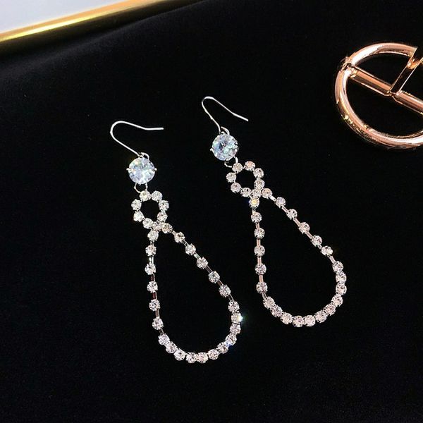 8-shaped long earhook earrings fashionable big round face thin earrings signature deals, Golden
8-shaped long earhook earrings fashionable big round face thin earrings signature deals, Golden
