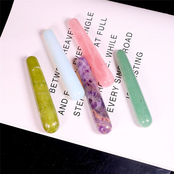 16 color natural crystal massage stone rose quartz face massager amethyst wand for woman gifts spa facial care varita masajeador amatista
16 color natural crystal massage stone rose quartz face massager amethyst wand for woman gifts spa facial care varita masajeador amatista