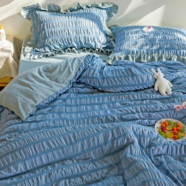 bedding sets simple solid binding set white blue king 220x240 size duvet cover 200x230 bed quilt bedclothes for home
bedding sets simple solid binding set white blue king 220x240 size duvet cover 200x230 bed quilt bedclothes for home