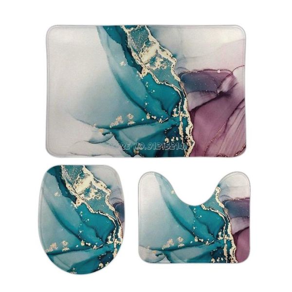 bath mats marbled effect 3pcs bathroom set rug non-slip mat coral velvet floor toilet room carpet rugs marble gold
bath mats marbled effect 3pcs bathroom set rug non-slip mat coral velvet floor toilet room carpet rugs marble gold