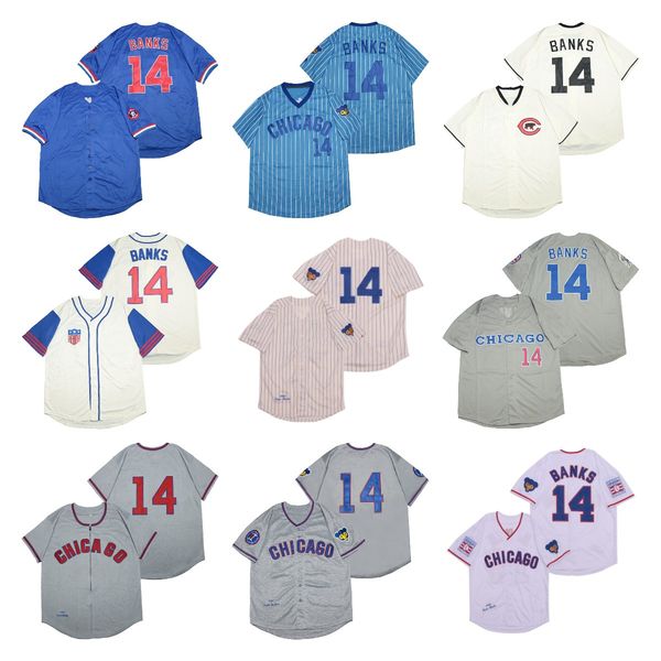 14 ernie banks baseball jerseys vintage 1942 1957 1968 1969 1994 home away blue cream grey white pullover button stitched jersey, Blue;black
14 ernie banks baseball jerseys vintage 1942 1957 1968 1969 1994 home away blue cream grey white pullover button stitched jersey, Blue;black