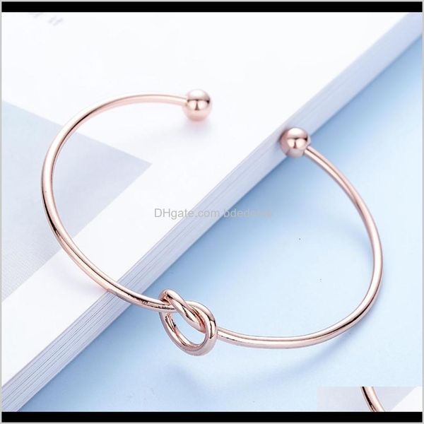other bracelets jewelry drop delivery 2021 creative womens small fresh korean version simple rose gold knot bracelet hand decoration tempera, Golden;silver
other bracelets jewelry drop delivery 2021 creative womens small fresh korean version simple rose gold knot bracelet hand decoration tempera, Golden;silver