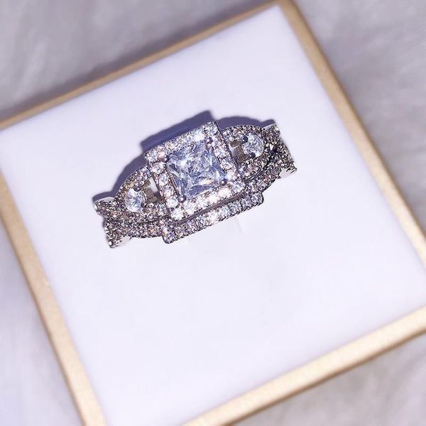 sterling silver s925 diamond rings for women office bridal sets filled womens wedding fine jewelry cluster, Golden;silver
sterling silver s925 diamond rings for women office bridal sets filled womens wedding fine jewelry cluster, Golden;silver