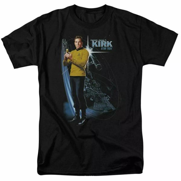 star trek galactic kirk t shirt licensed sci-fi tv classic tee new black, White;black
star trek galactic kirk t shirt licensed sci-fi tv classic tee new black, White;black