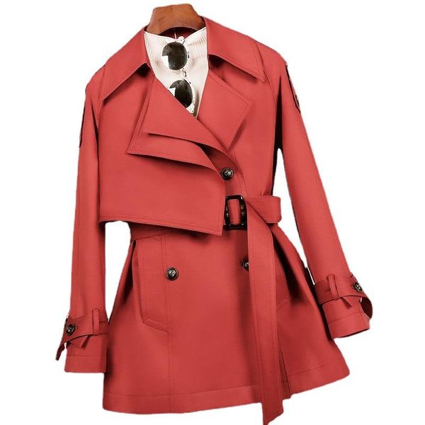 women's wool & blends fashion autumn and winter plus velvet jacket women korean solid color chic windbreaker mid-length streetwear j269, Black
women's wool & blends fashion autumn and winter plus velvet jacket women korean solid color chic windbreaker mid-length streetwear j269, Black