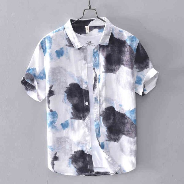 men's t-shirts summer camouflage brand men short sleeve linen shirt mens fashion casual shirts male square collar camisa overhemd 7pkz, White;black
men's t-shirts summer camouflage brand men short sleeve linen shirt mens fashion casual shirts male square collar camisa overhemd 7pkz, White;black