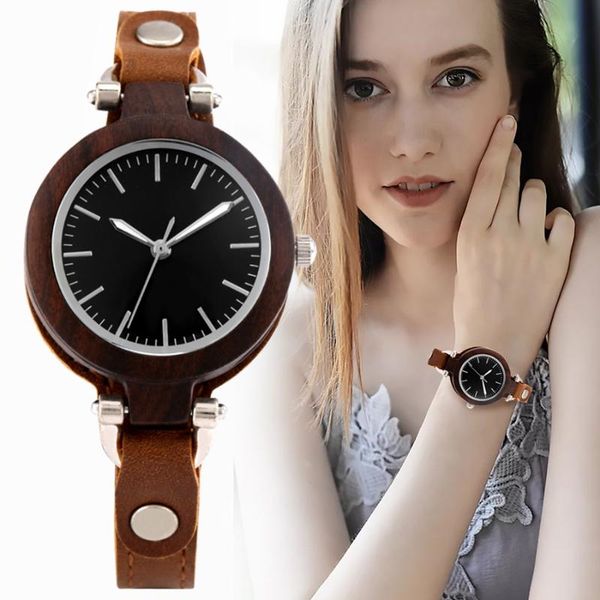 vintage cowhide leather chic women clocks and watches slim brangles quartz wristwatch ladies women's wooden wristwatches, Slivery;brown
vintage cowhide leather chic women clocks and watches slim brangles quartz wristwatch ladies women's wooden wristwatches, Slivery;brown