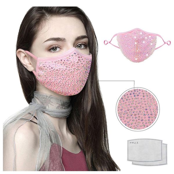 mask fashion rhinestone bling mask filter mask crystal design elegant breathable maske cubrebocas no decoration masque
mask fashion rhinestone bling mask filter mask crystal design elegant breathable maske cubrebocas no decoration masque