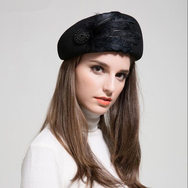 wide brim hats luxury feather wool beret for women russian vintage pure felt winter ladies fedora stewardess cap warm hats 454w, Blue;gray
wide brim hats luxury feather wool beret for women russian vintage pure felt winter ladies fedora stewardess cap warm hats 454w, Blue;gray