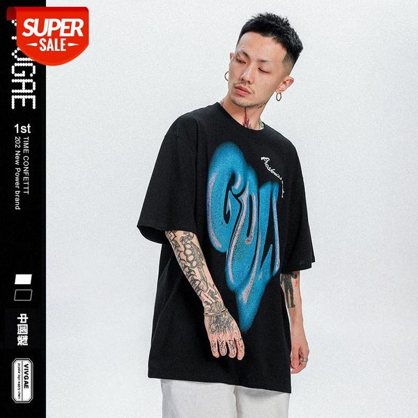 vivgae short-sleeved t-shirt men's and women's super fire loose casual versatile couple #ze97, White;black
vivgae short-sleeved t-shirt men's and women's super fire loose casual versatile couple #ze97, White;black