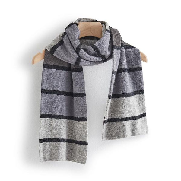 scarves women's bandana simple long joker striped scarf colliding with color knit neckpiece for men and women 21 winter style, Blue;gray
scarves women's bandana simple long joker striped scarf colliding with color knit neckpiece for men and women 21 winter style, Blue;gray