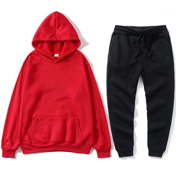 men's hoodies & sweatshirts jogger brand pure color casual suit autumn hoodie + pants two-piece sportswear trendy men, Black
men's hoodies & sweatshirts jogger brand pure color casual suit autumn hoodie + pants two-piece sportswear trendy men, Black