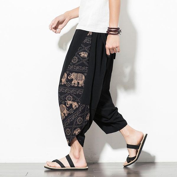 men's pants baggy cotton linen harem men hip-hop women plus size wide leg trousers casual vintage long pantalones hombre 2021, Black
men's pants baggy cotton linen harem men hip-hop women plus size wide leg trousers casual vintage long pantalones hombre 2021, Black