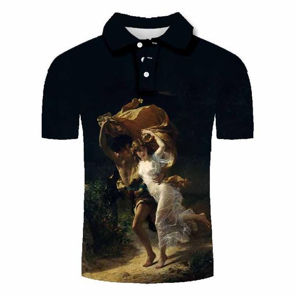 men's polos high-quality world famous painting 3d printing shirt quick-drying 2021 arrival art t-shirt top, White;black
men's polos high-quality world famous painting 3d printing shirt quick-drying 2021 arrival art t-shirt top, White;black