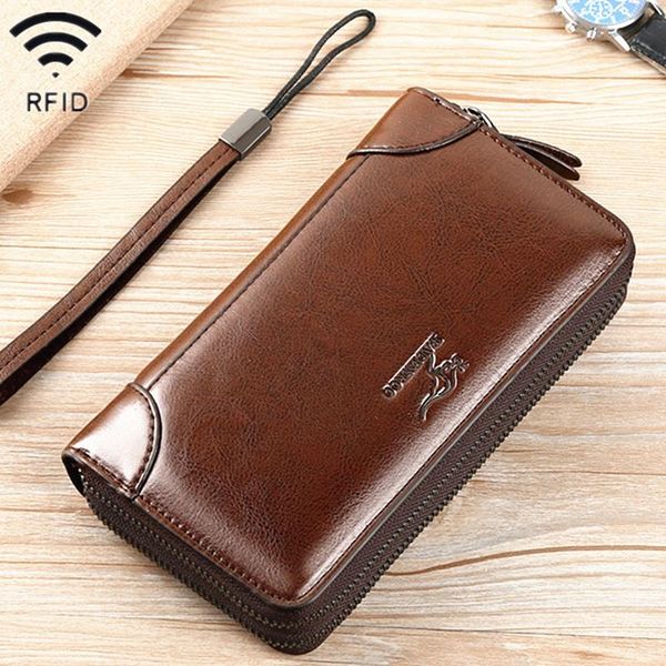 wallets men's handbag fashion double zipper portable wallet coins cards case certificate clutch bags multi-layer leather bag, Red;black
wallets men's handbag fashion double zipper portable wallet coins cards case certificate clutch bags multi-layer leather bag, Red;black