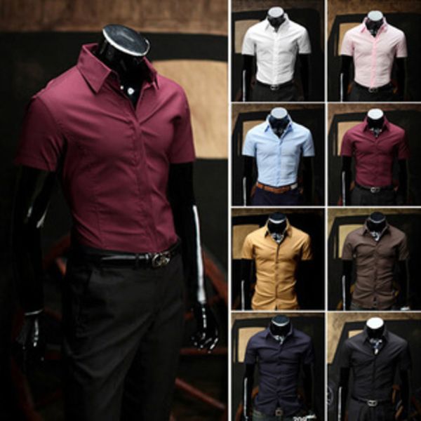 wholesale- 2014 new summer brand plus size luxury casual 8 color mens dress shirt slim fit short-sleeve fashion camisa masculina -3xl, White;black
wholesale- 2014 new summer brand plus size luxury casual 8 color mens dress shirt slim fit short-sleeve fashion camisa masculina -3xl, White;black