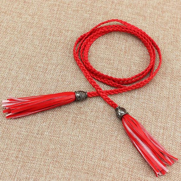 belts rope for dress self tie tassel skinny narrow artificial pu solid daily women waist belt waistband thin decoration braided, Black;brown
belts rope for dress self tie tassel skinny narrow artificial pu solid daily women waist belt waistband thin decoration braided, Black;brown