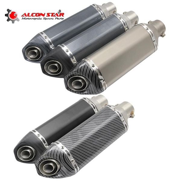 motorcycle exhaust system alconstar- 51mm inlet akexhaust muffler motorbike escape moto with db killer crf230 nmax msx125 fz1
motorcycle exhaust system alconstar- 51mm inlet akexhaust muffler motorbike escape moto with db killer crf230 nmax msx125 fz1