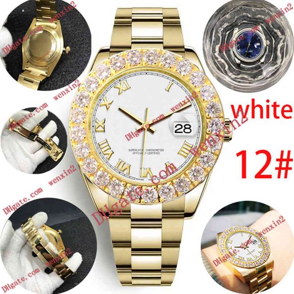 stereoscopic diamond mens watch roman numerals mechanica automatic 43mm stainless steel bezel waterproof sports style classic gold wristwatc, Slivery;brown
stereoscopic diamond mens watch roman numerals mechanica automatic 43mm stainless steel bezel waterproof sports style classic gold wristwatc, Slivery;brown