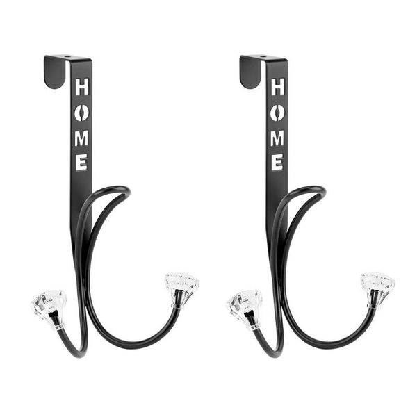 2pcs hanger hook over the door double hooks declutter twin for clothes hats coats towels robes keys & rails
2pcs hanger hook over the door double hooks declutter twin for clothes hats coats towels robes keys & rails