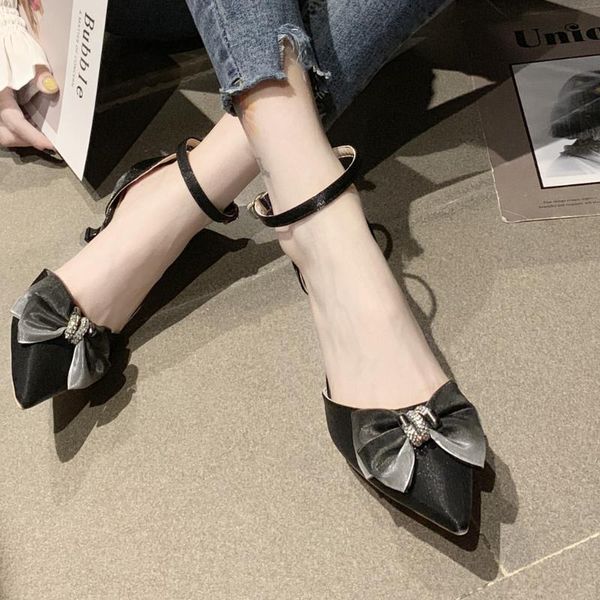 dress shoes 2021 spring hollow bow sandals high-heeled shallow mouth pointed pumps women female high heels large size mujer#g5, Black
dress shoes 2021 spring hollow bow sandals high-heeled shallow mouth pointed pumps women female high heels large size mujer#g5, Black