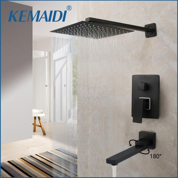 matte black shower faucets set rainfall system wall mount bathtub mixer combo bathroom sets
matte black shower faucets set rainfall system wall mount bathtub mixer combo bathroom sets