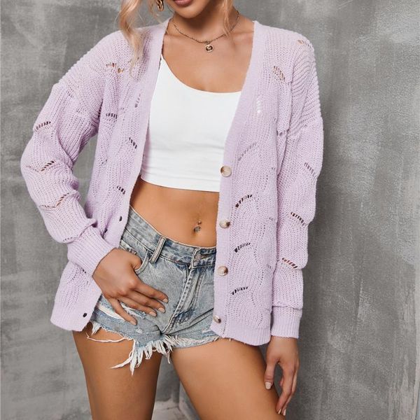 women's jackets sweet button down sweater cardigan women loose knit coat autumn spring casual lady long sleeve v neck floral outerwear, Black;brown
women's jackets sweet button down sweater cardigan women loose knit coat autumn spring casual lady long sleeve v neck floral outerwear, Black;brown